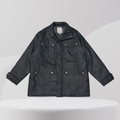 Premium Utility Leather-Look Jacket – Black