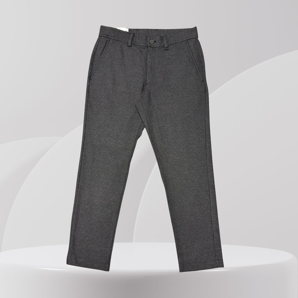 Charcoal Tailored Slim Trousers