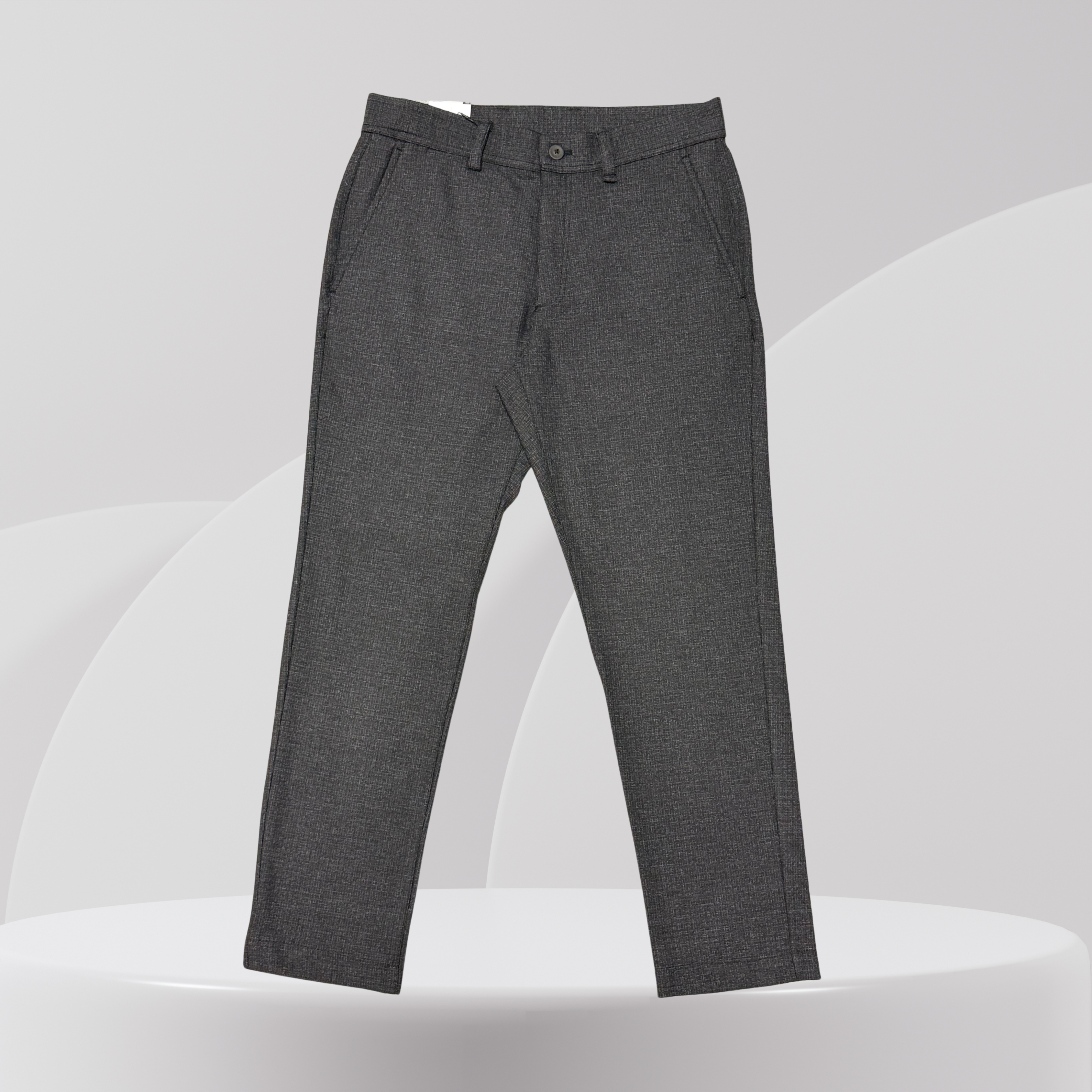 Charcoal Tailored Slim Trousers