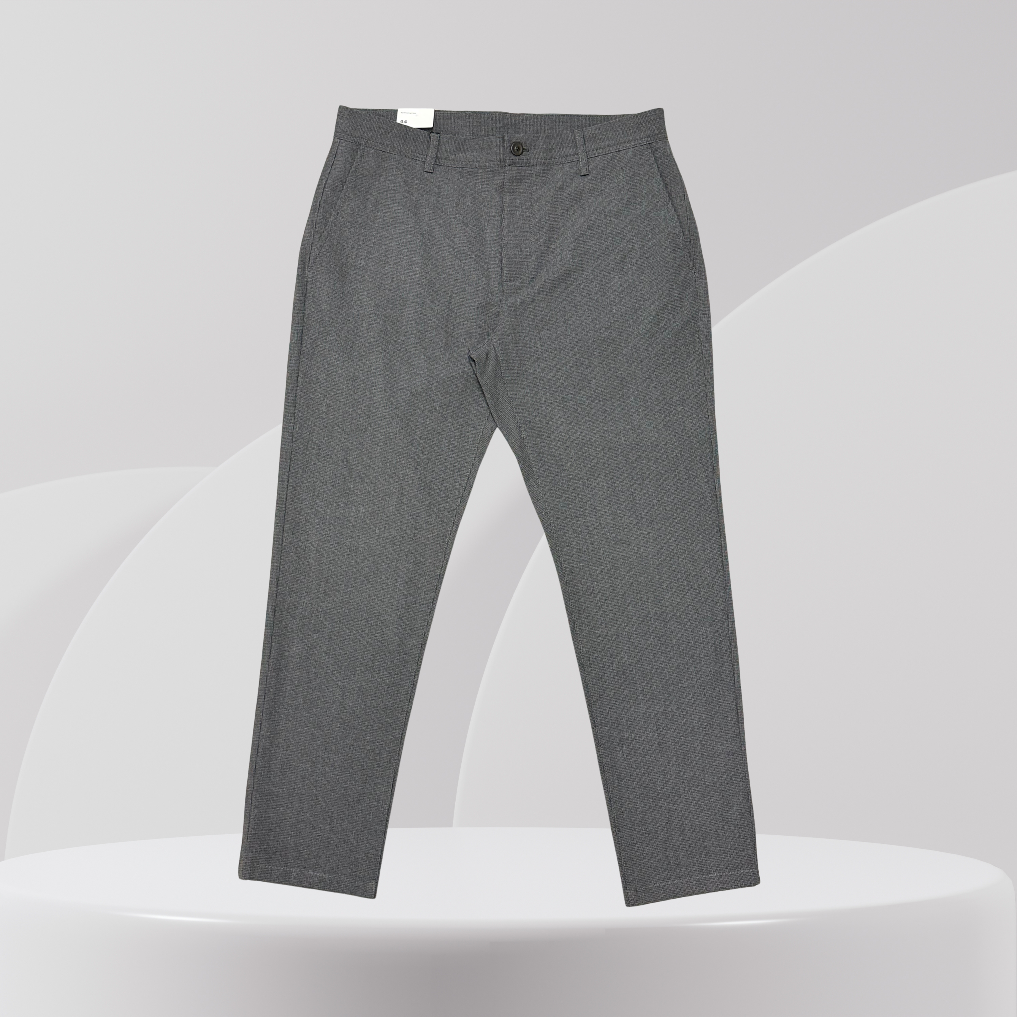 Grey Slim Fit Smart Trousers