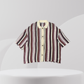 Striped Knit Short-Sleeve Shirt