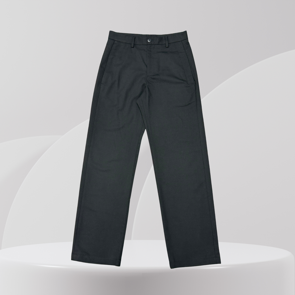 Black Slim Fit Smart Trousers