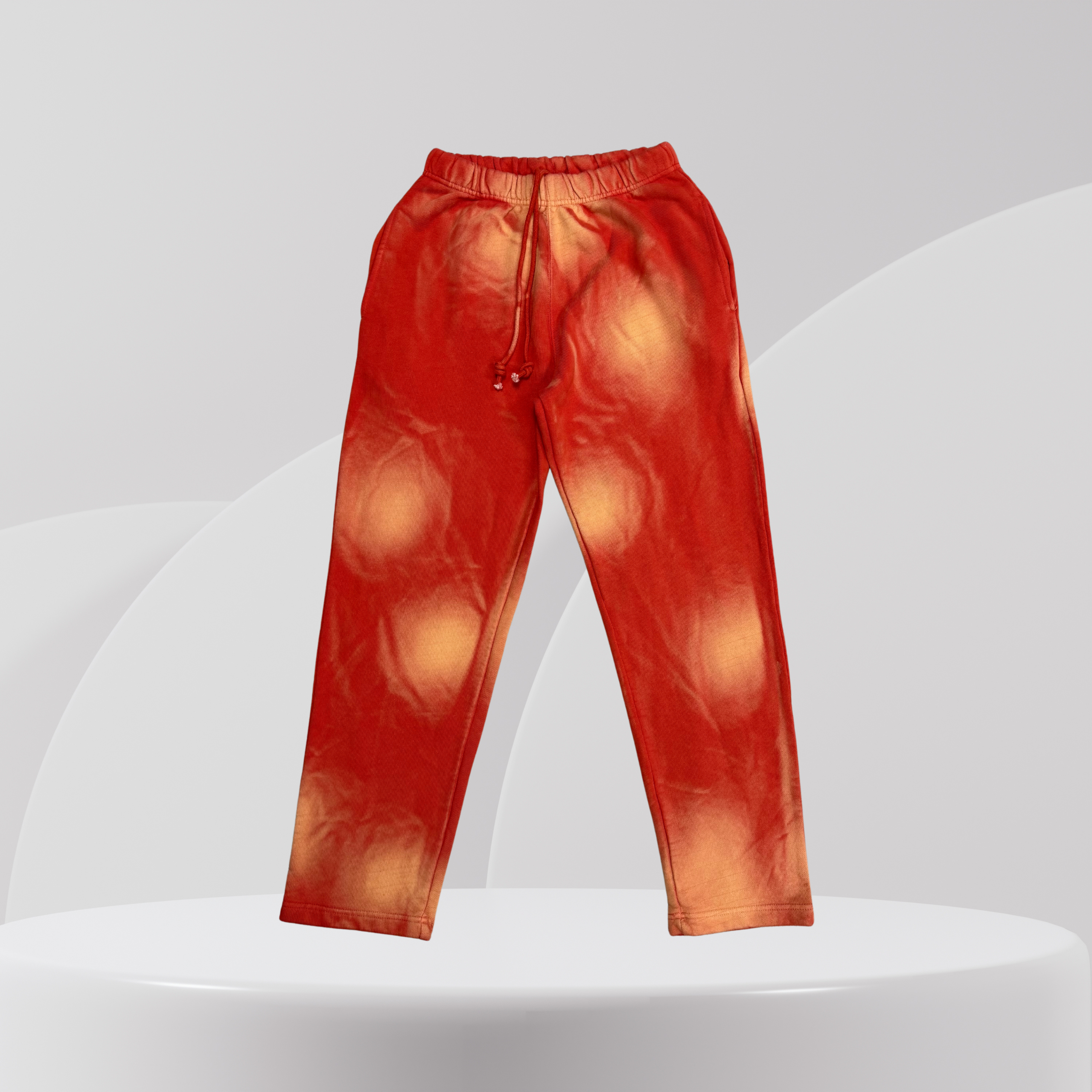 STONEWASHED ORANGE HOODIE AND JOGGER MATCHING SET