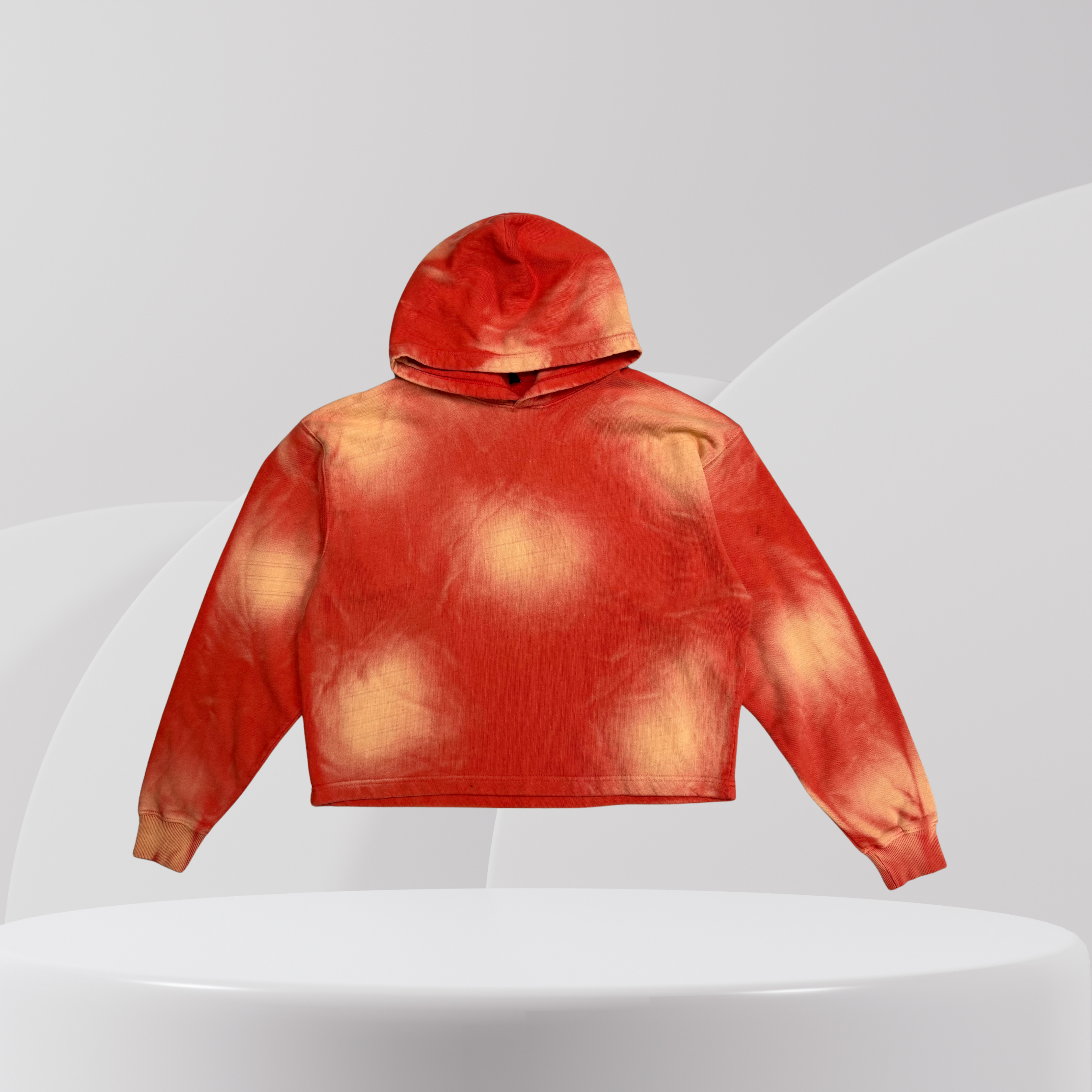 STONEWASHED ORANGE HOODIE AND JOGGER MATCHING SET