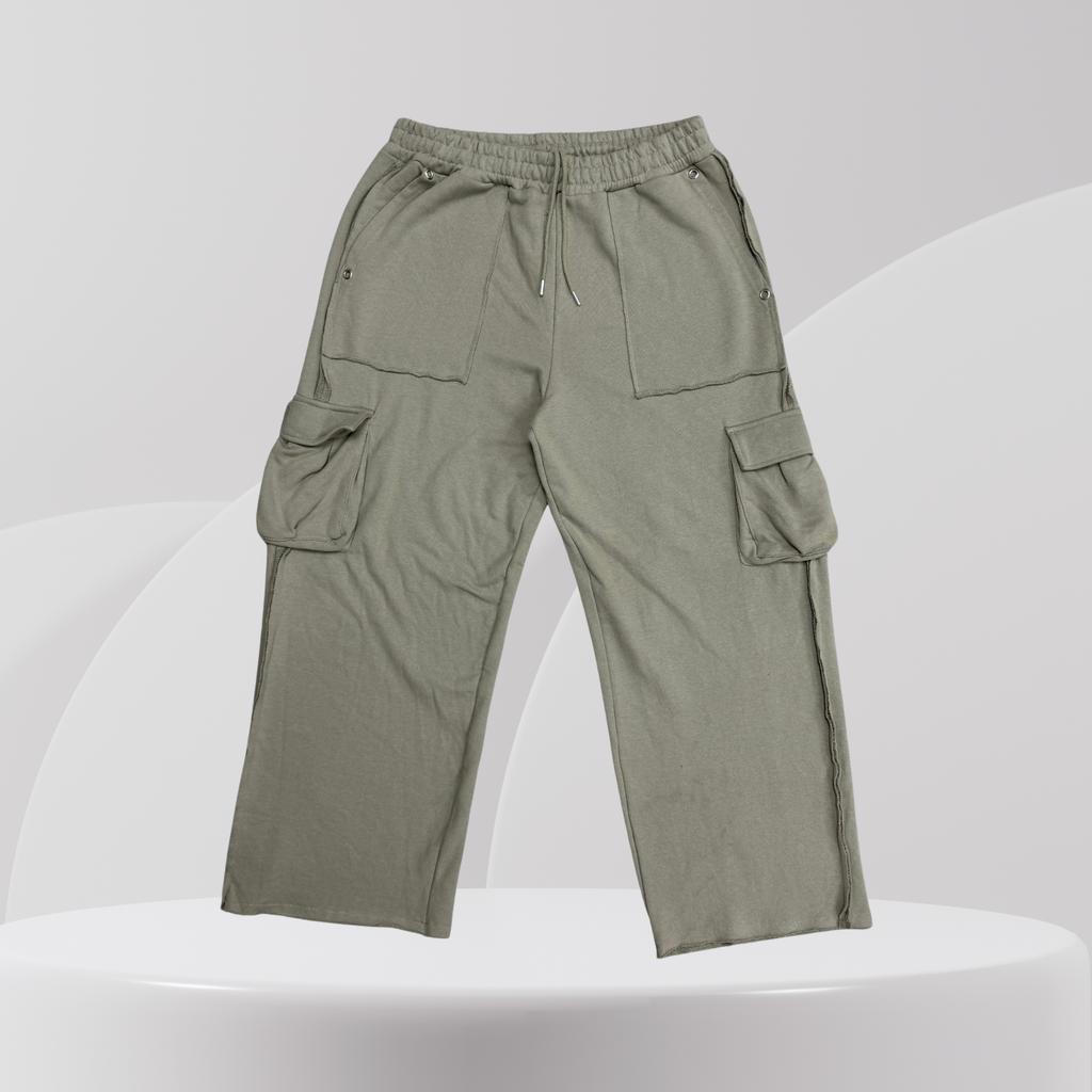 00 Utility Cargo Tracksuit Set – Olive