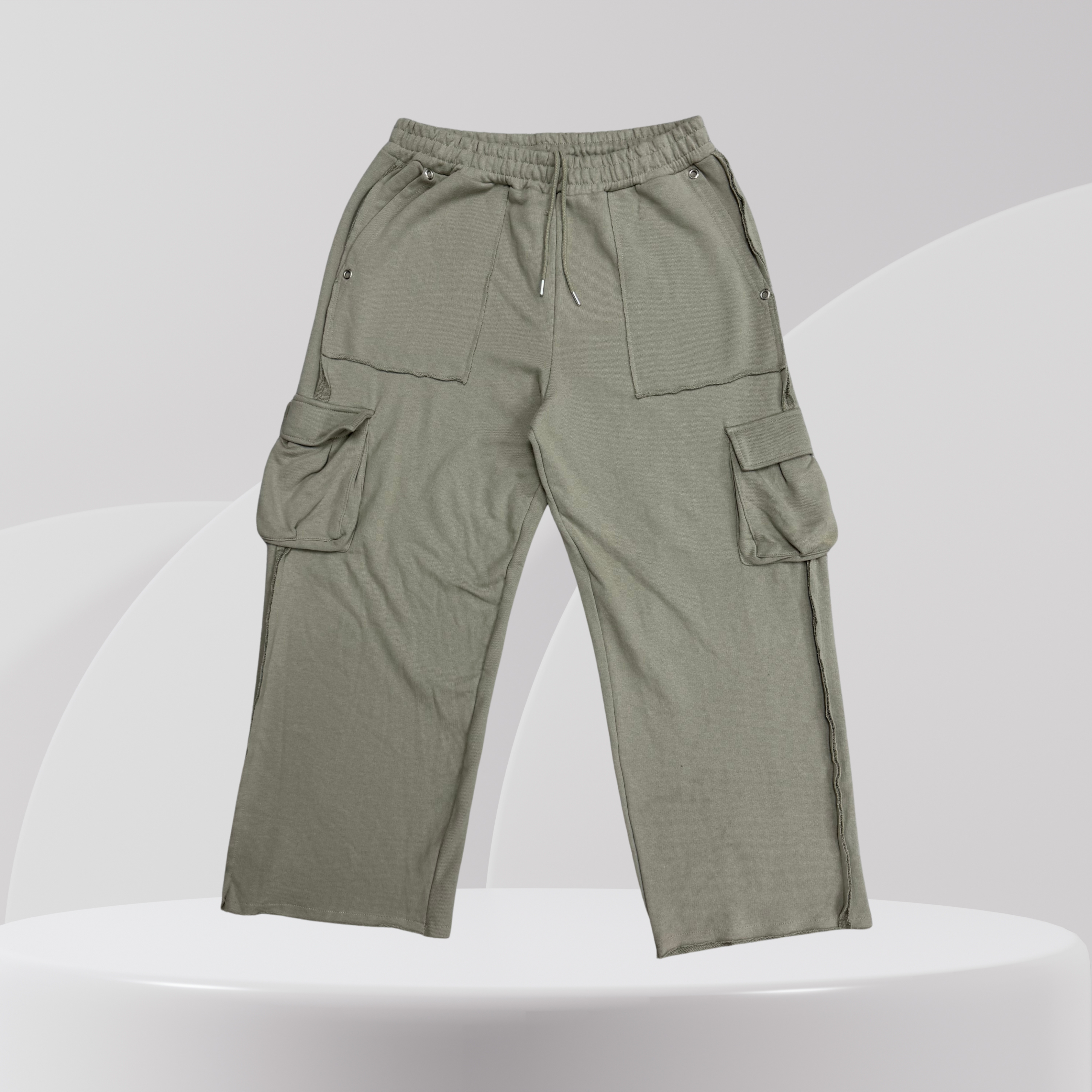 00 Utility Cargo Tracksuit Set – Olive