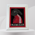 Interested Framed Artwork – Red Edition