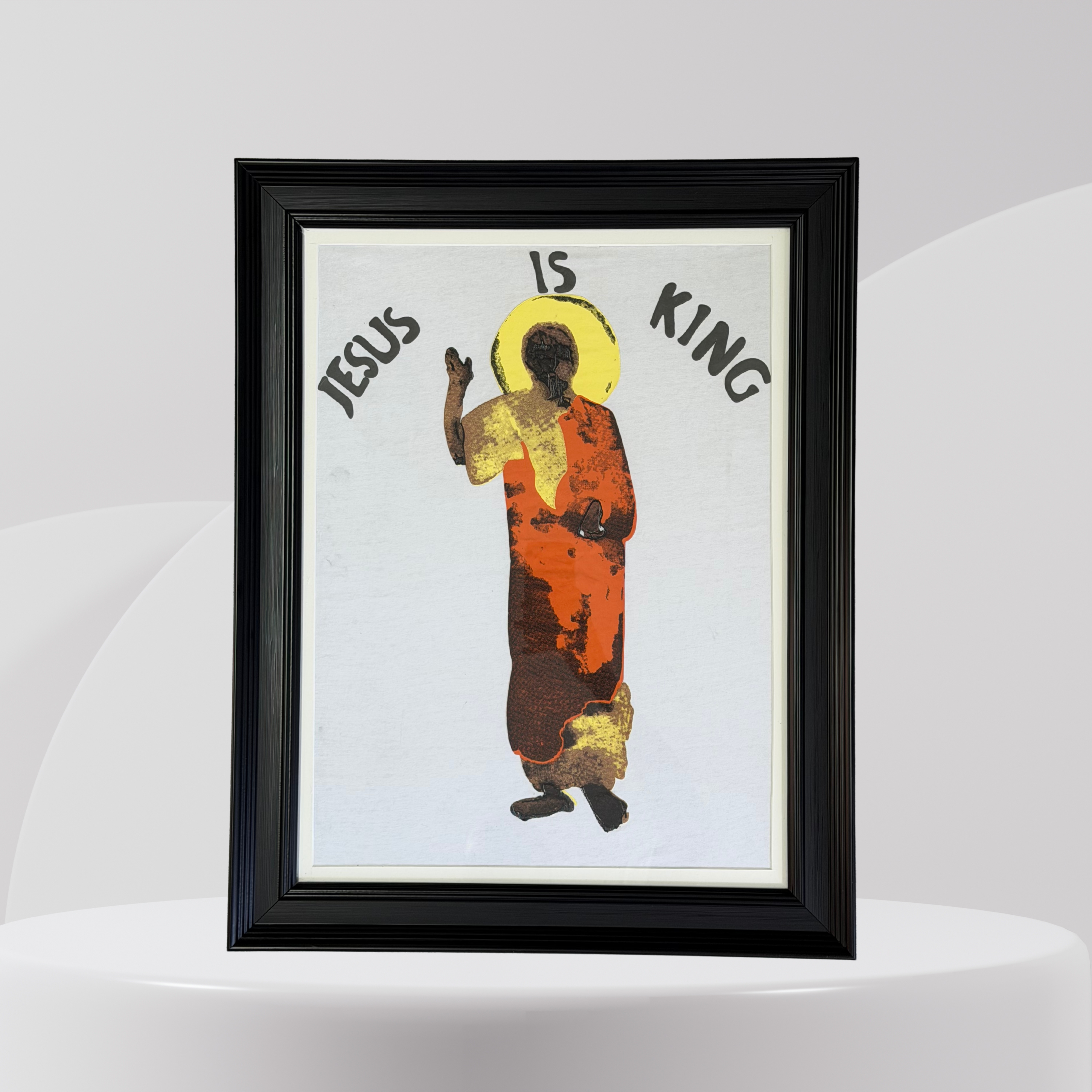 Jesus Is King Framed Artwork