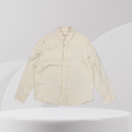 Cream Long Sleeve Button-Up Shirt