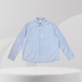 Light Blue Pinstripe Long Sleeve Shirt