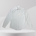 White Pinstripe Long Sleeve Shirt