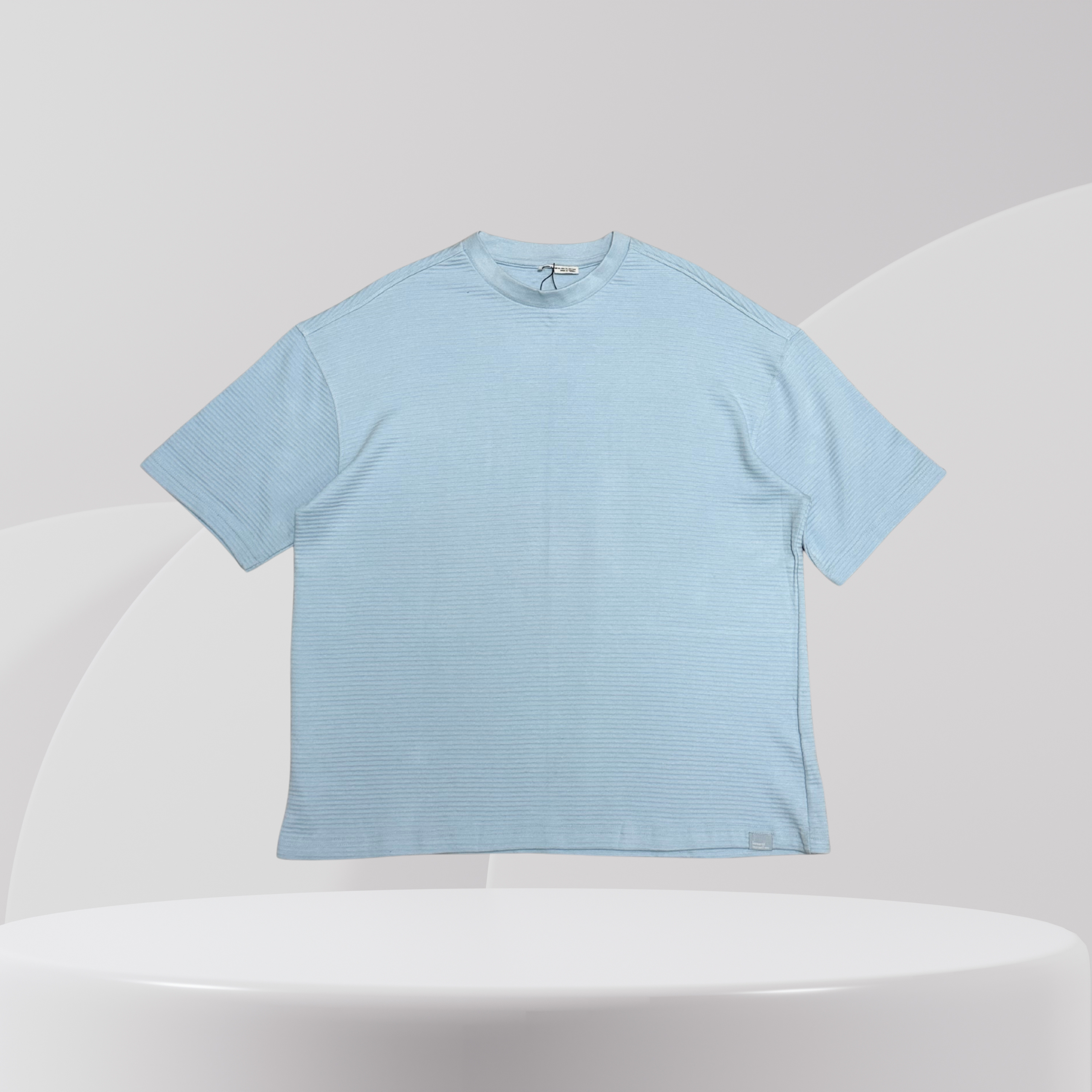 Essential Ribbed Summer Set – Sky Blue