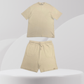 Essential Ribbed Summer Set – Sand