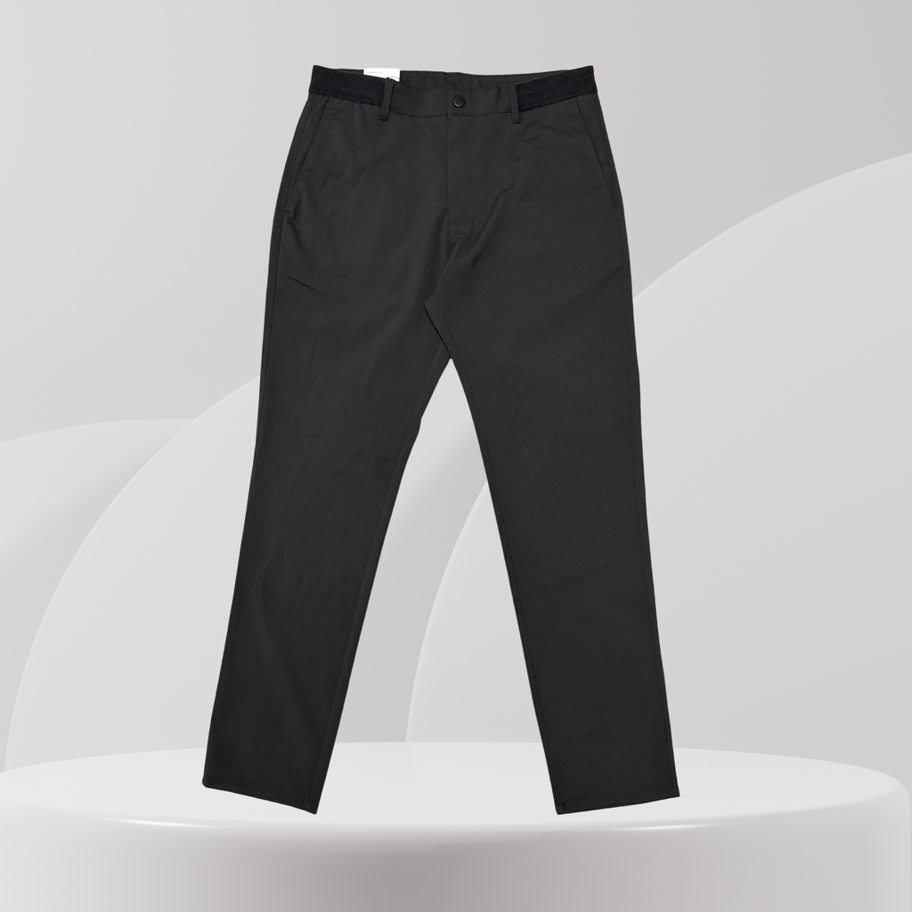 Black Slim Fit Smart Trousers