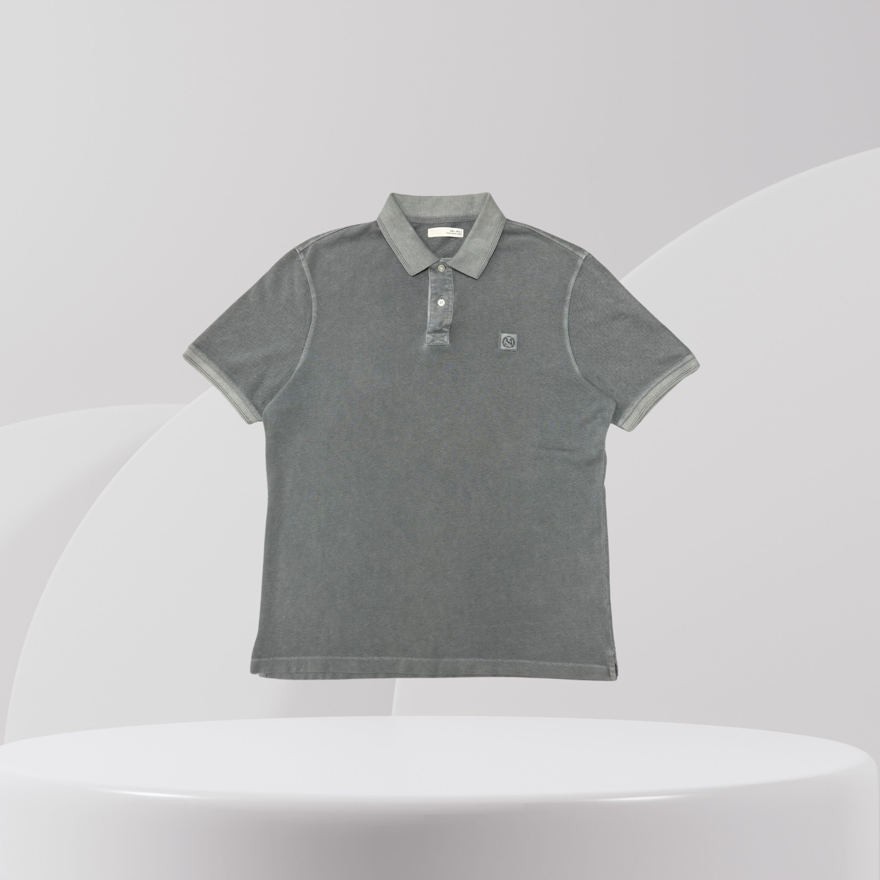 Garage Select Washed Grey Polo Shirt