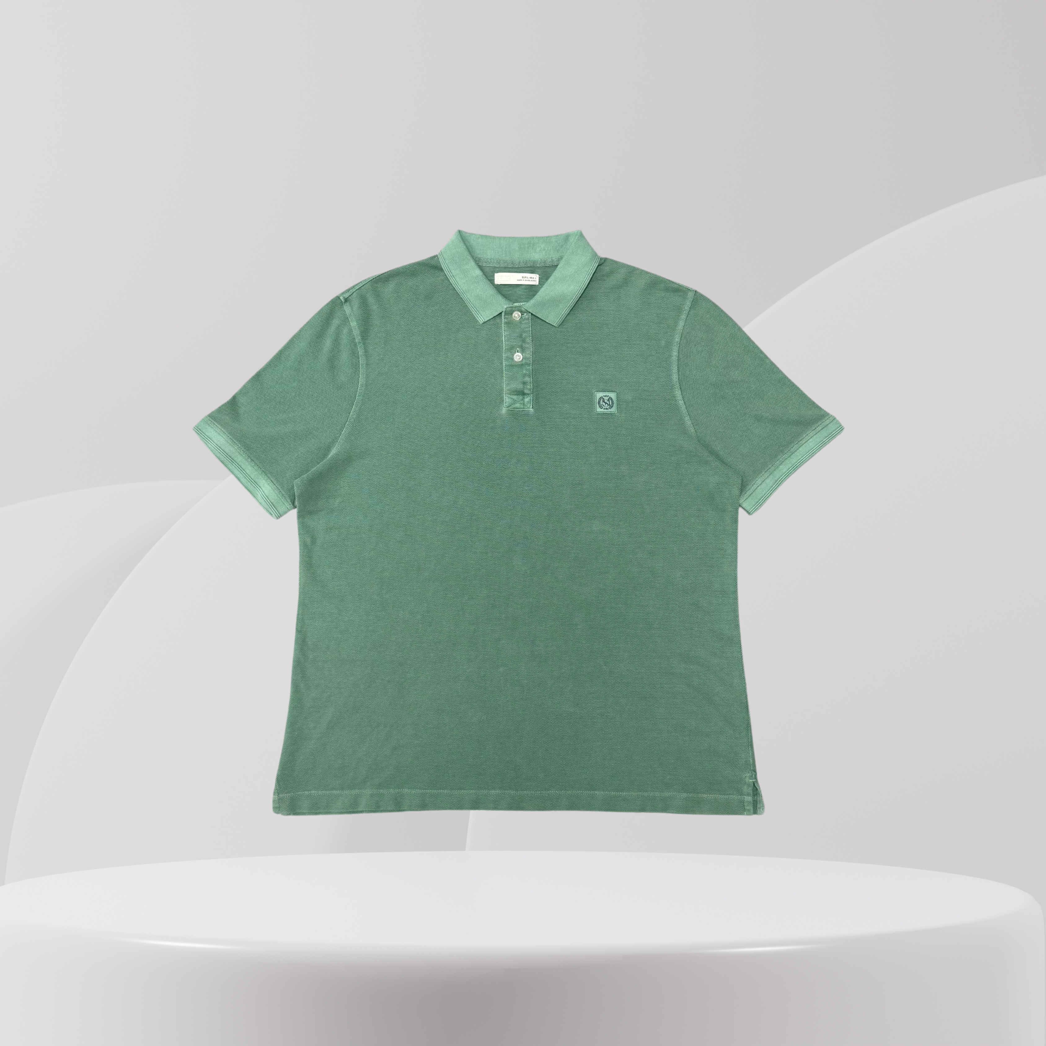 Garage Select Washed Green Polo Shirt