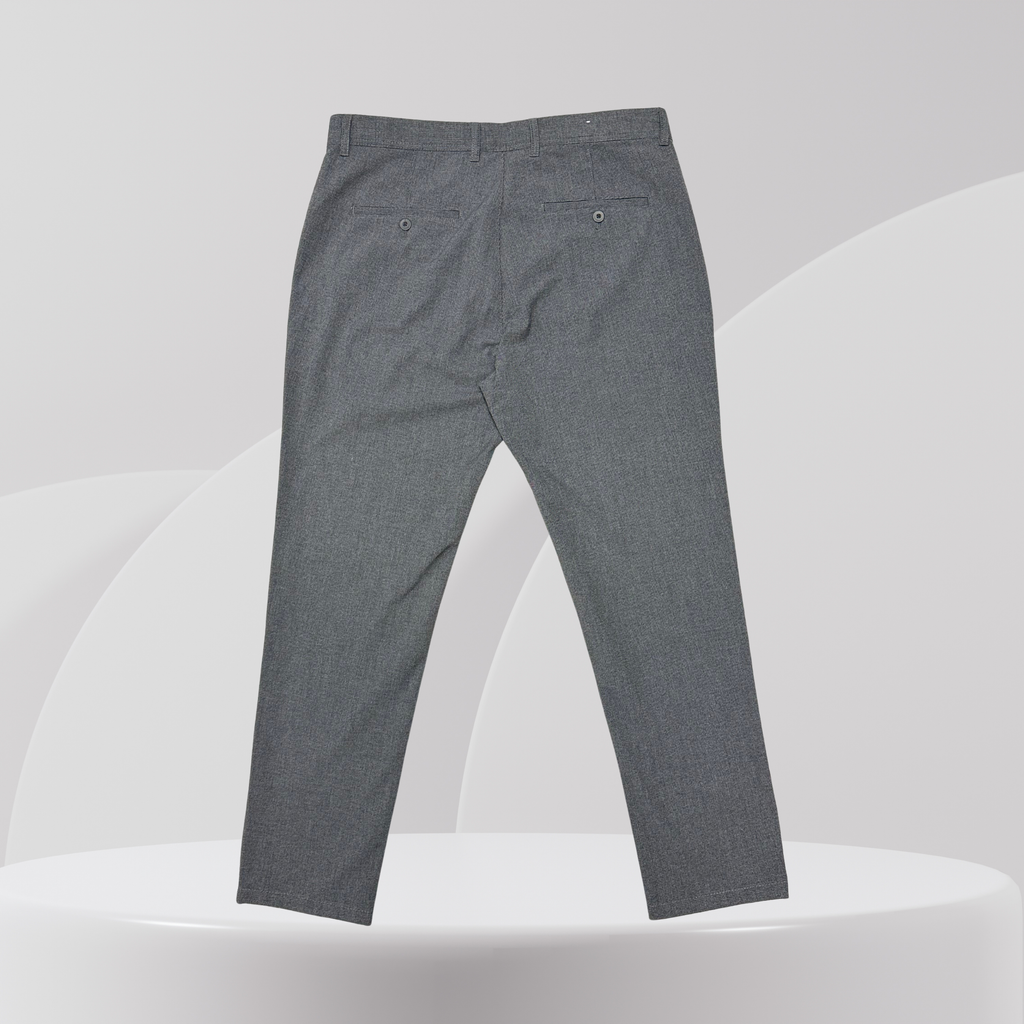Grey Slim Fit Smart Trousers