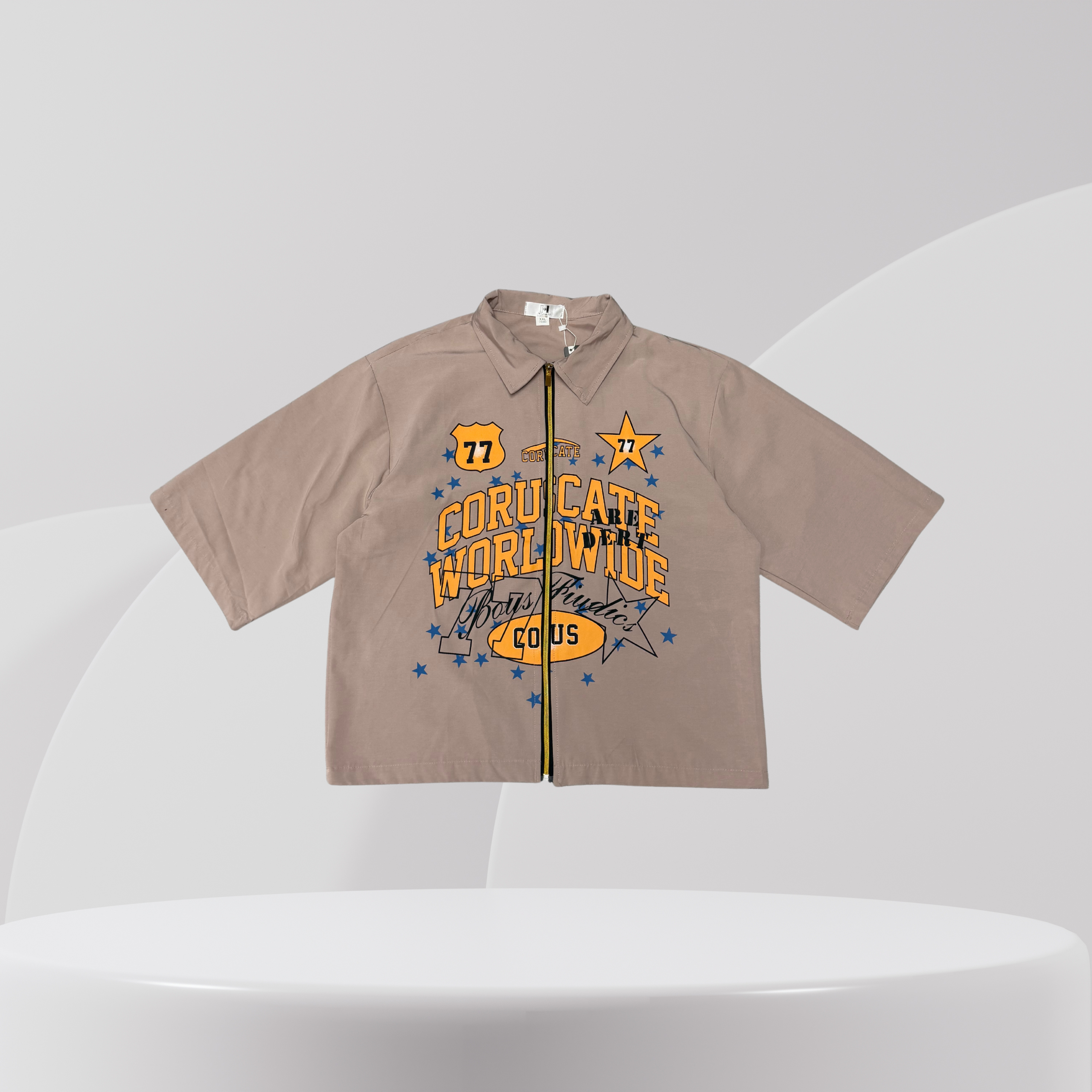 Corucate Worldwide Zip Shirt