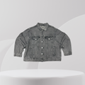 Washed Grey Denim Jacket