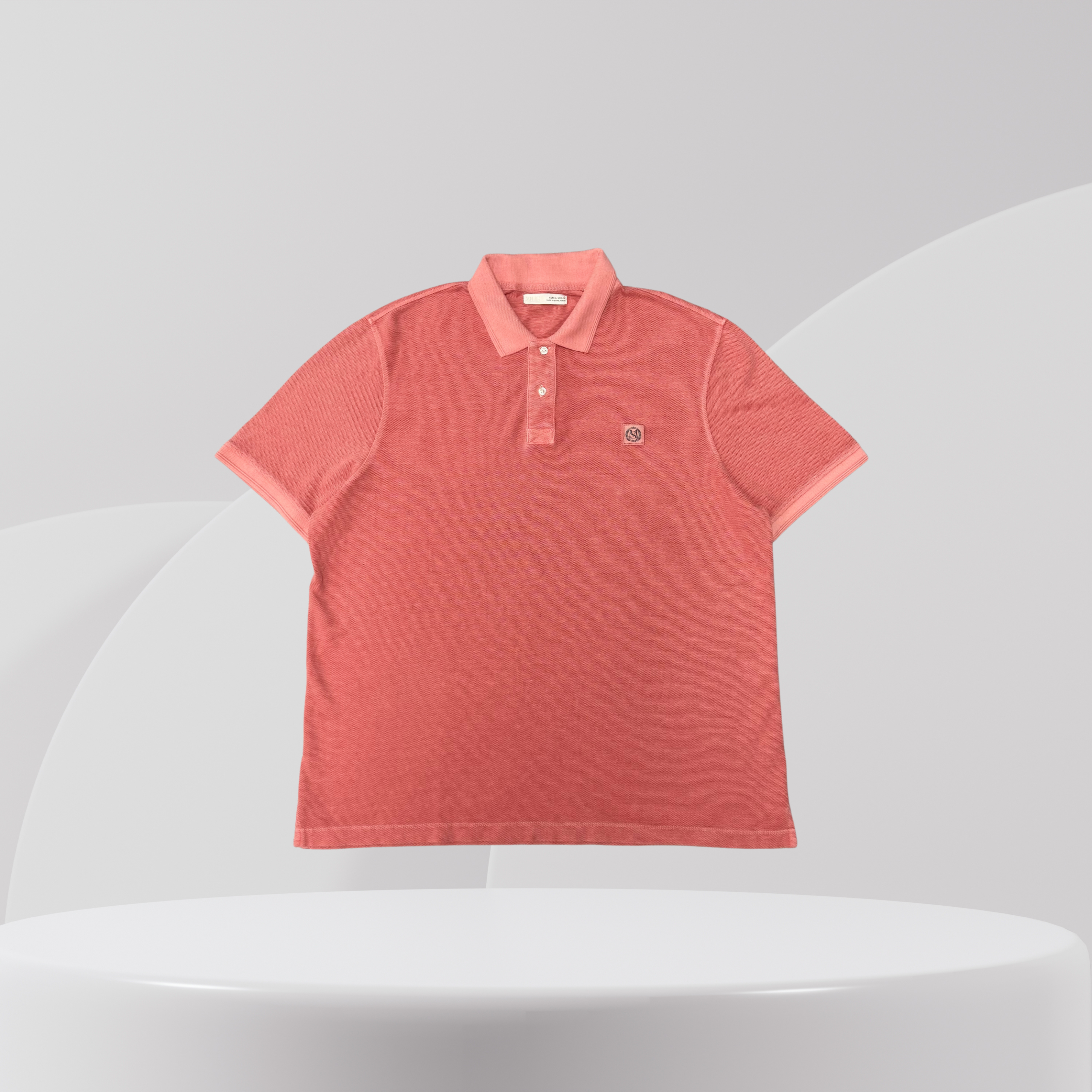 Garage Select Washed Coral Polo Shirt