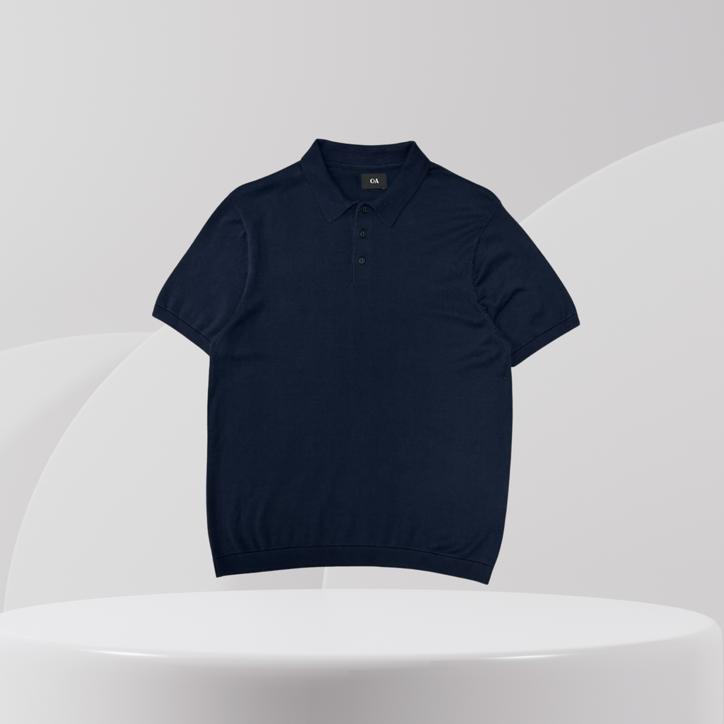 Knit Polo Shirt