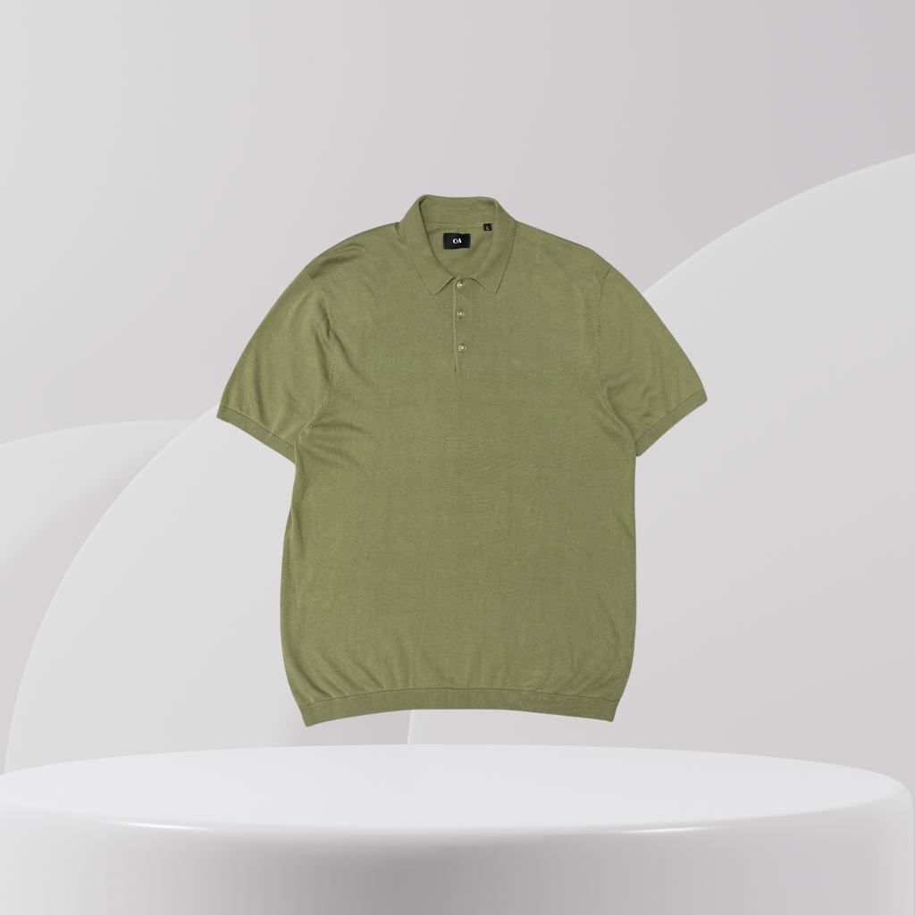 Knit Polo Shirt
