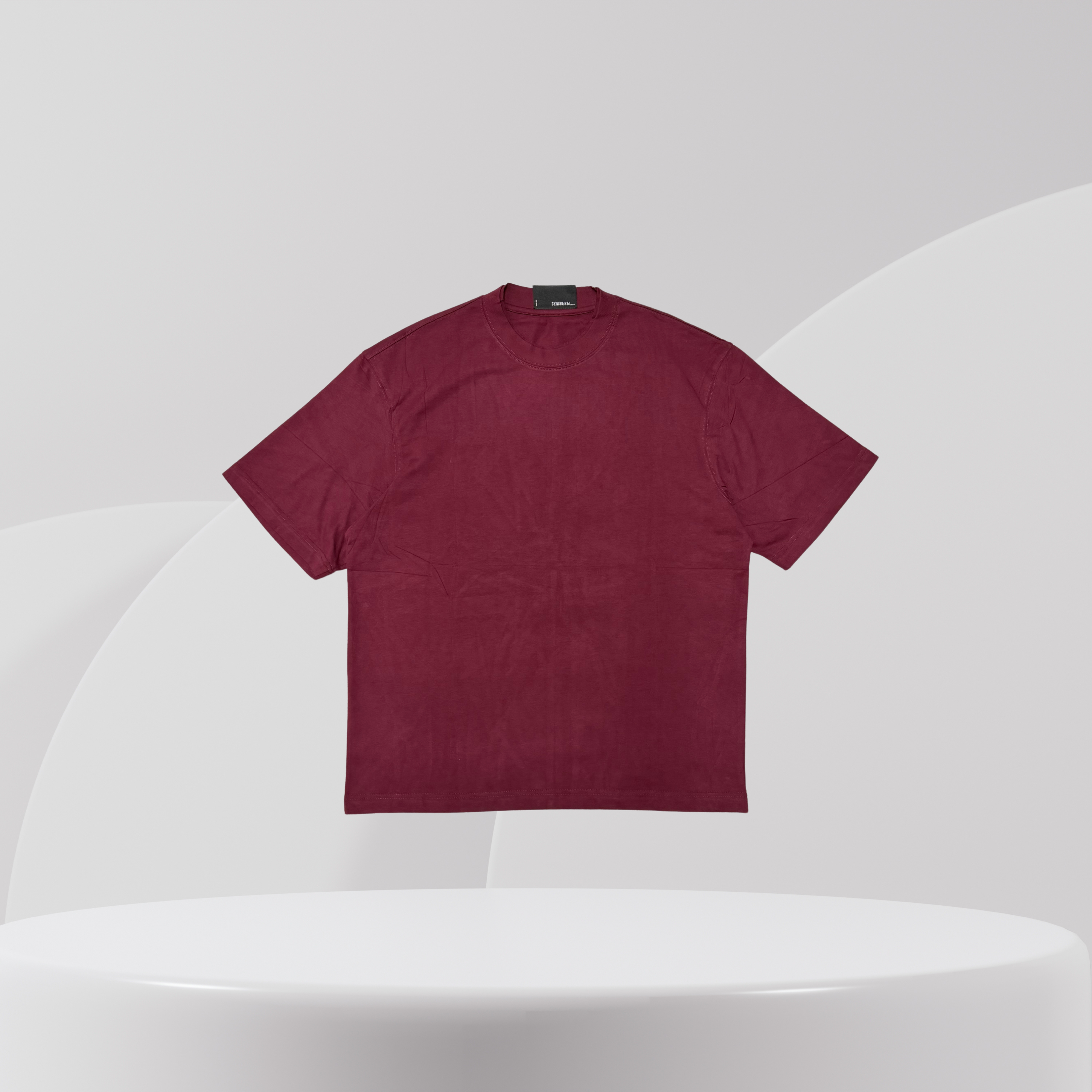 Essential Cotton T-Shirt – Burgundy