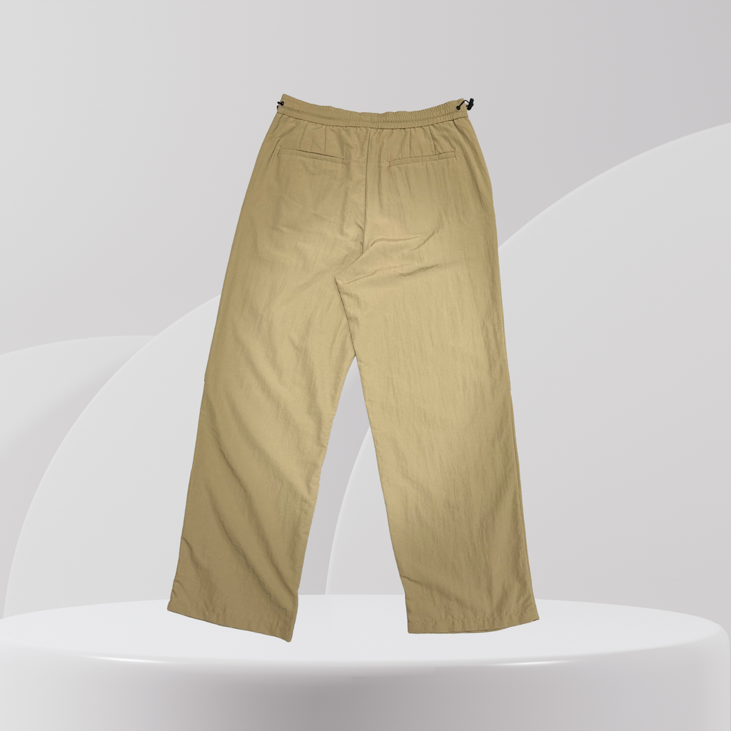 Sand Relaxed-Fit Drawstring Trousers