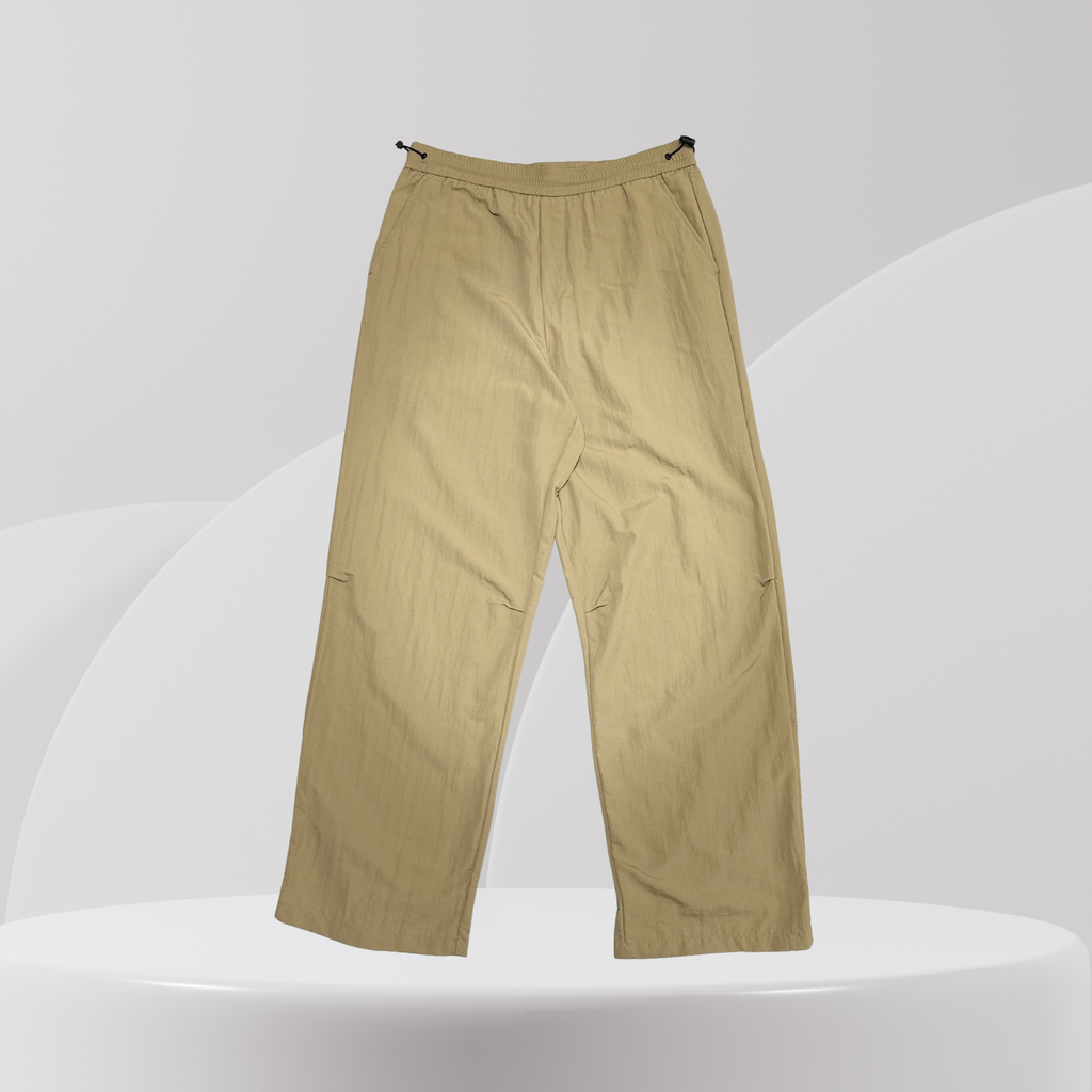 Sand Relaxed-Fit Drawstring Trousers