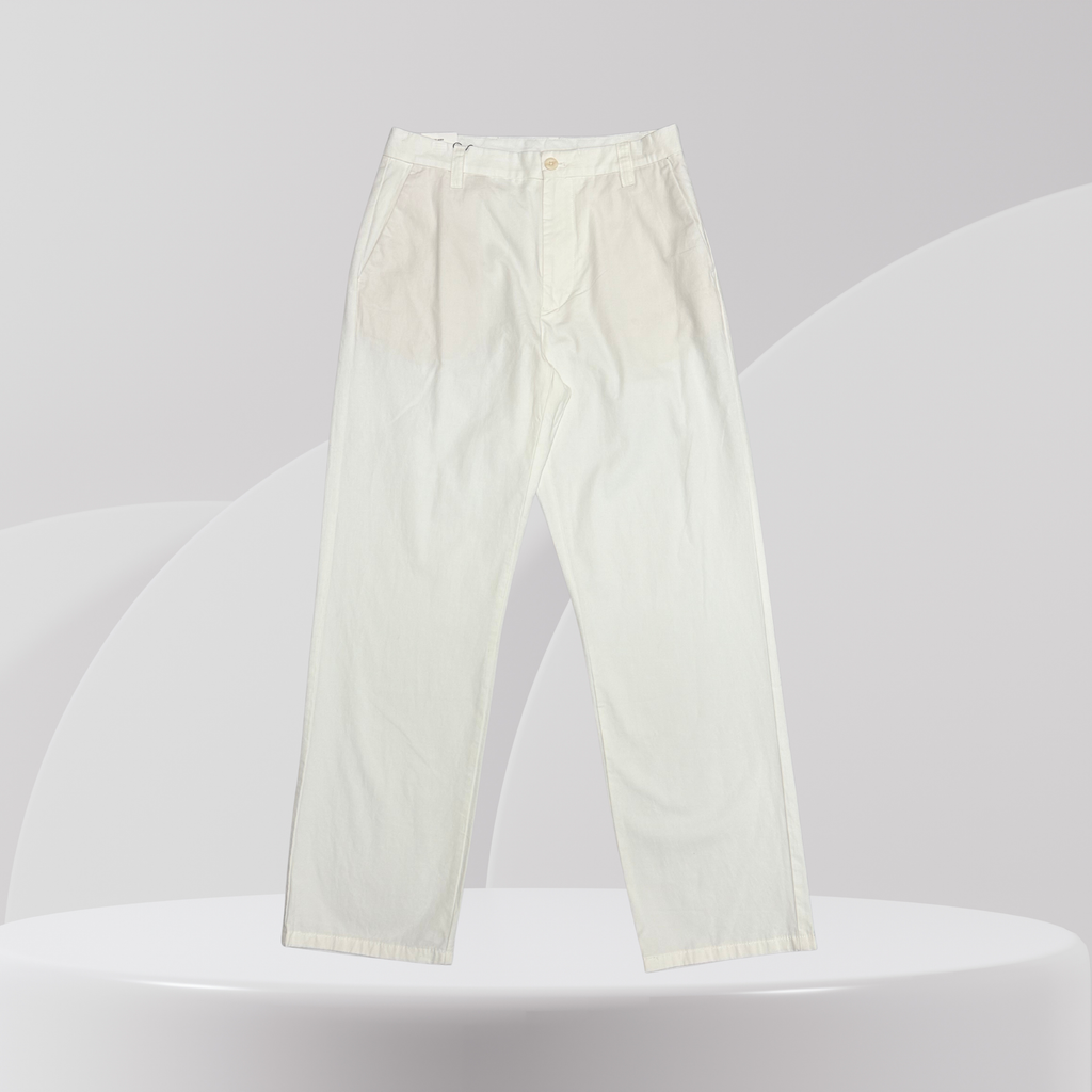 Off-White Straight-Leg Tailored Trousers