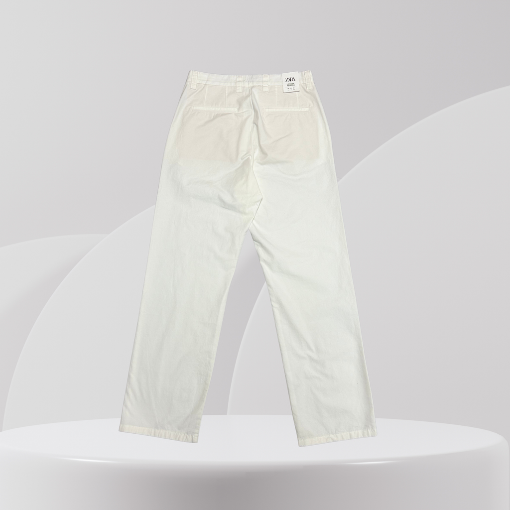 Off-White Straight-Leg Tailored Trousers