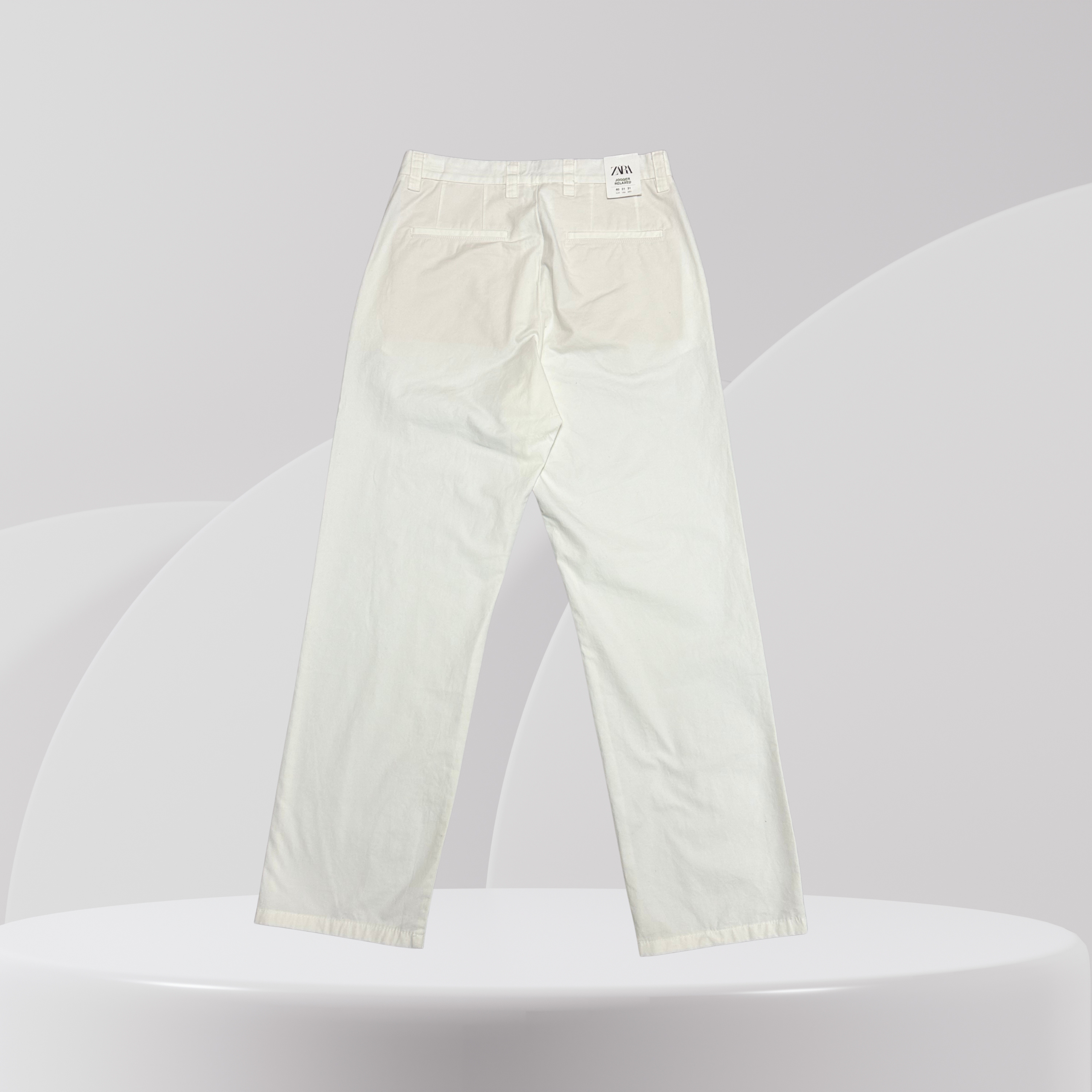 Off-White Straight-Leg Tailored Trousers
