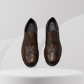 Garage Premium Brown Leather Wingtip Derbies