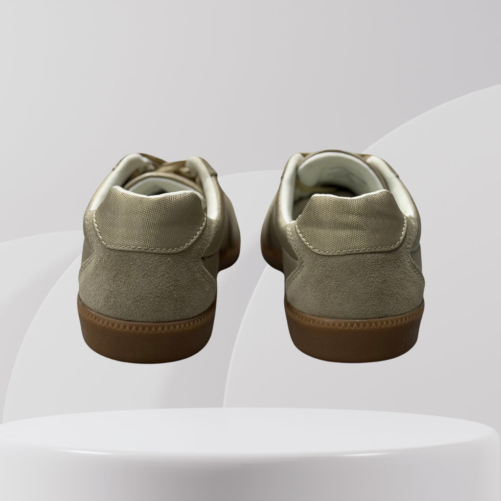 Garage Select Neutral Suede & Canvas Sneakers