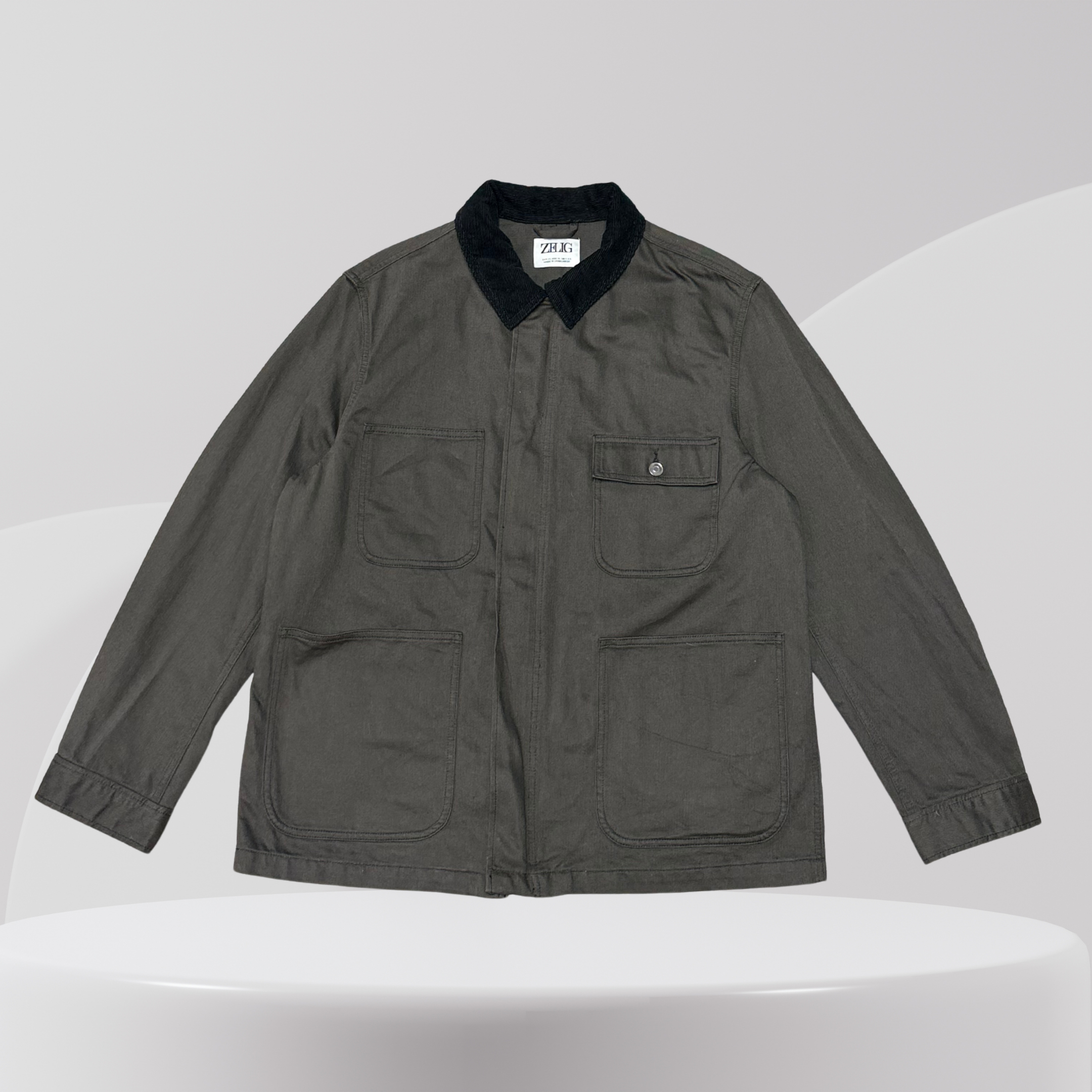 Utility Workwear Jacket – Olive