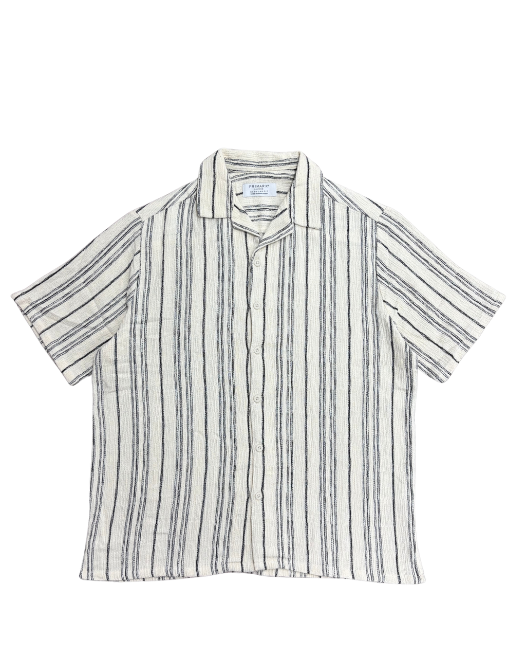 Striped shirt on a white background